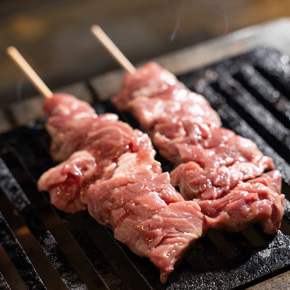 牛ハラミ串80gの画像