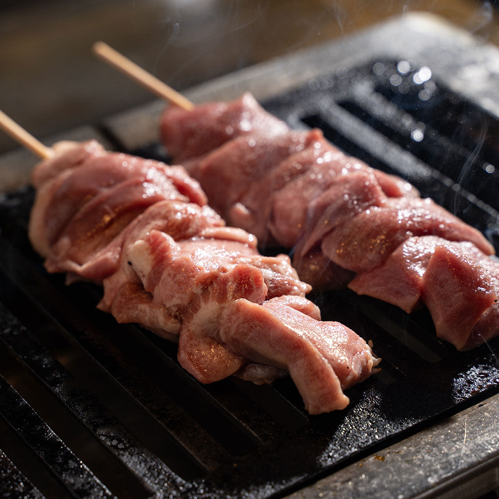 豚タン串80gの画像